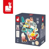 Łamigłówki - Magnesy Miasto 24 szt. 2+, Janod - miniaturka - grafika 1