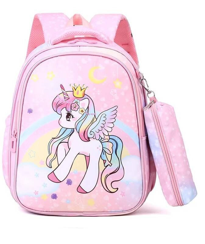 Jednorożec Unicorn Plecak Szkolny Tornister + Kosmetyczka Piórnik