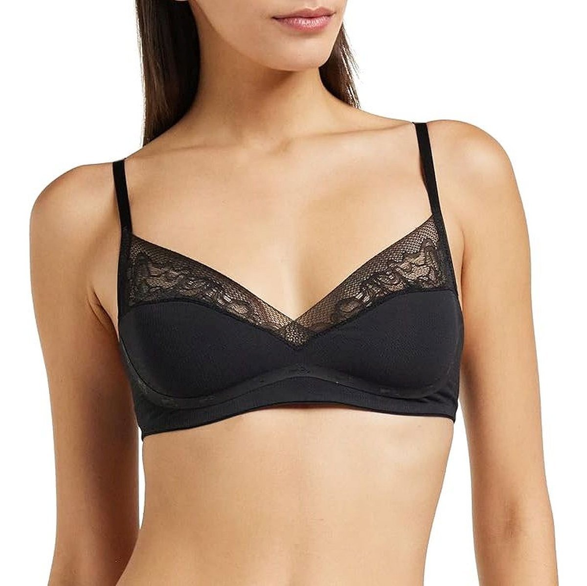 Biustonosz bez fiszbin Sloggi by Triumph S Shadow Soft Bra 0004 XL