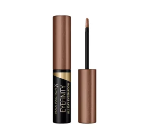 Max Factor EYEFINITY 24H ALL DAY EYESHADOW - Metaliczny cień do powiek w płynie - 08 - SOFT CHESTNUT - Cienie do powiek - miniaturka - grafika 1