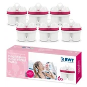Akcesoria i części AGD - Filtr Wkład Filtrujący z Magnezem do Dzbanka Miękka Woda Bwt Mg2+ Pack 6szt - miniaturka - grafika 1