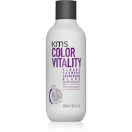 Szampony do włosów - KMS Color Vitality Blonde Shampoo szampon do włosów blond 300 ml - miniaturka - grafika 1