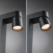 Lampy ogrodowe - Paulmann słupek oświetleniowy LED Kimu 2, antracytowy, 2-punktowy, 2200 K - miniaturka - grafika 1