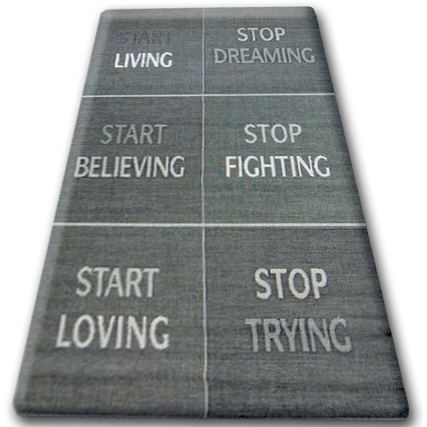 DYWAN SZNURKOWY SIZAL FLOORLUX 20275 YOLO / srebrny czarny 140x200 cm