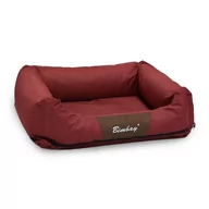 Legowiska dla psów - Bimbay Legowisko Kanapa Impregnat lux II 80x65cm Bordo VAT006318 - miniaturka - grafika 1