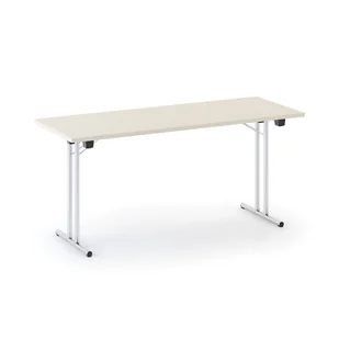B2B Partner Stół składany Folding, 1600 x 800 mm, brzoza 468102 - Stoły i stoliki do biura - miniaturka - grafika 1