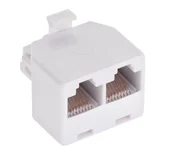 Kable miedziane - LechPol LechPol Rozgałęźnik RJ45 1/2 TEL0023-2 - miniaturka - grafika 1
