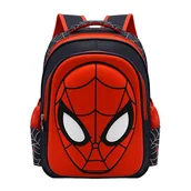 Plecaki - Dzieci Chłopcy Dziewczęta Plecak Spiderman Superhero Torby na książki Lekkie Torby szkolne o dużej pojemności Prezenty Czarny - miniaturka - grafika 1