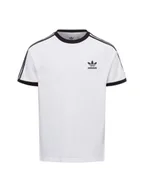 Koszulki męskie - adidas Originals Koszulka męska Mężczyźni Bawełna biały jednolity, S - miniaturka - grafika 1