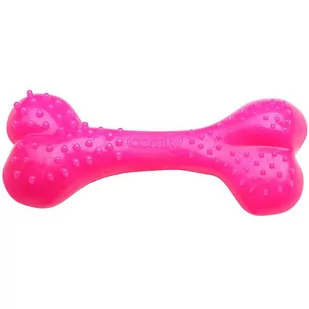 Comfy Zabawka Miętowa Dental Bone Róż 16.5 cm - Zabawki dla psów - miniaturka - grafika 1