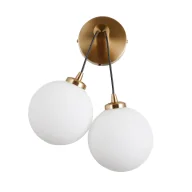 Lampy ścienne - Kinkiet Perlos WL-54456-2-HB - Italux - miniaturka - grafika 1