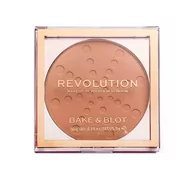 Pudry do twarzy - Makeup Revolution Bake & Blot utrwalający puder odcień Peach 5,5 g - miniaturka - grafika 1