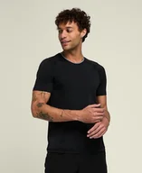 Koszulki sportowe męskie - Koszulka męska Wilson  M Team Seamless Crew Black XL - miniaturka - grafika 1
