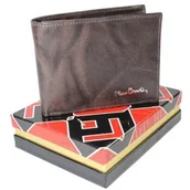 Portfele - Portfel Męski PIERRE CARDIN Skóra Licowa Duży Poziomy Bez Zapięcia Jedno Skrzydełko 18063 ,,MOZAJKA,, 12 x 9,5 x 2,5 [cm] - miniaturka - grafika 1