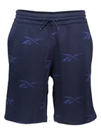Spodenki męskie - Reebok Szorty dresowe w kolorze granatowym - miniaturka - grafika 1