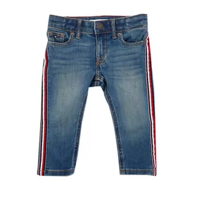 Spodnie i spodenki dla dziewczynek - Spodnie Tommy Hilfiger Lana Straight Tbst jeansy dziewczęce-152 - grafika 1