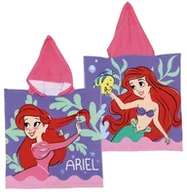 Okrycia kąpielowe dla dzieci - Ponczo kąpielowe mała syrenka Arielka - miniaturka - grafika 1