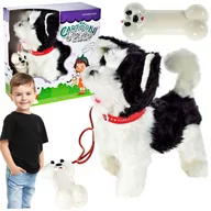 Zabawki interaktywne dla dzieci - Piesek Interaktywny Na Smyczy Chodzi Szczeka Pies U715 - miniaturka - grafika 1