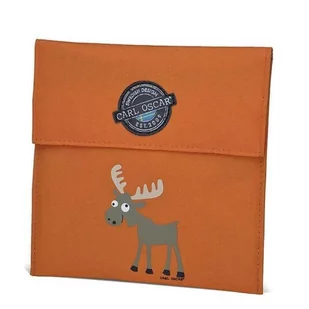 Carl Oscar Pack'n'Snack Sandwich Bag torebka termiczna na kanapki Orange - Moose - Lunch boxy - miniaturka - grafika 1