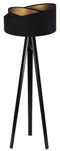 Czarna lampa stojąca glamour Sesam - Lampy stojące - miniaturka - grafika 1