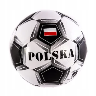 PIŁKA NOŻNA SZKOLNA POLSKA REPREZENTACJA MOCNA WYTRZYMAŁA SZYTA MASZYNOWO - Piłka nożna - miniaturka - grafika 1