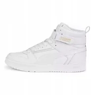Sneakersy męskie - Sneakersy męskie sportowe Puma Rbd Game treningowe wysokie za kostkę skóra - miniaturka - grafika 1