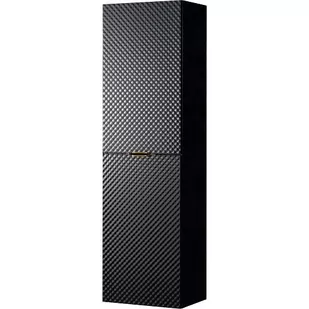 Regał łazienkowy wiszący szklane fronty złoty uchwyt Glow Gante - Szafki łazienkowe - miniaturka - grafika 1