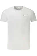 Koszulki męskie - KOSZULKA Z KRÓTKIM RĘKAWEM PEPE JEANS MĘSKA BIAŁA - Pepe Jeans - miniaturka - grafika 1