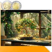 Skarbonki - SKARBONKA NA 5 - XXL ścienna 70x50 cm - DRZEWKO - miniaturka - grafika 1