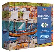 Puzzle - G3 Puzzle 500 Statek Endeavour/Whitby/Anglia - miniaturka - grafika 1