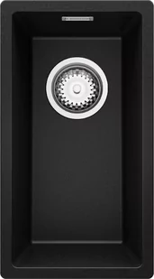 Zlew BRANDE SOLAR SLIM 260-30 BLACK (czarny mat) - Zlewozmywaki - miniaturka - grafika 1