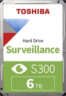 Dyski HDD - Toshiba europe S300 Video Surveillance HDD 6TB 3.5inch 5400rpm 256MB 24/7 SMR Warr 3yr BULK - miniaturka - grafika 1