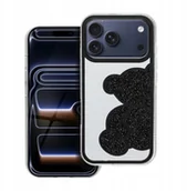 Etui i futerały do telefonów - Futerał TEDDY BEAR do IPHONE 17 Pro czarny - miniaturka - grafika 1