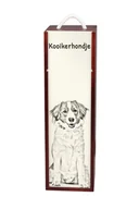 Zestawy upominkowe - Kooikerhondje - pudełko na wino z psem, pudełko na alkohol z grafiką, personalizowane pudełko na prezent marki Art-Dog - miniaturka - grafika 1