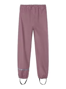NAME IT Dziecięce spodnie przeciwdeszczowe wodoodporne, Wistful Mauve, 134 - Spodnie i spodenki dla chłopców - miniaturka - grafika 1