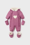 Kombinezony dla dzieci - Mayoral Newborn kombinezon niemowlęcy kolor fioletowy - miniaturka - grafika 1