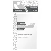 Akcesoria do gier planszowych - Rebel Koszulki na karty 63.5 x 8.8 mm Classic Card Game Inner Sleeve 100 sztuk - miniaturka - grafika 1