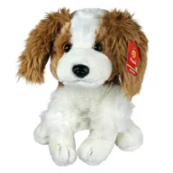 Maskotki i pluszaki - Maskotka Pies Biało-Brązowy 29 Cm Smily Play - miniaturka - grafika 1