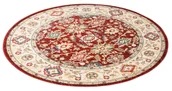 Dywany - Klasyczny czerwony dywan koło P1-D08 - miniaturka - grafika 1