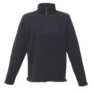 Regatta Męski płaszcz z zamkiem błyskawicznym z mikrofibry gładki golf z długim rękawem, szary (szary (Seal Grey), XXXXL - Płaszcze damskie - miniaturka - grafika 1