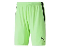 Spodenki damskie - PUMA Męskie szorty Teamliga, Fizzy Lime Black, XL, Fizzy Lime Black, XL - miniaturka - grafika 1