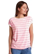 Koszulki i topy damskie - Cecil Damska koszulka w paski, Soft Pink, L - miniaturka - grafika 1