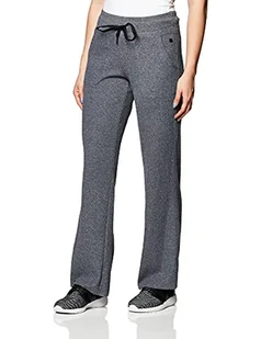 Calvin Klein Damskie spodnie termiczne z szerokimi nogawkami Premium Performance, Czarny wrzos, L - Spodnie damskie - miniaturka - grafika 1