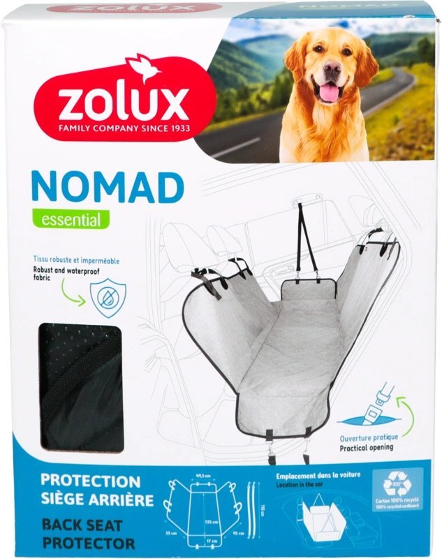 Hurtel ZOLUX Pokrowiec ochronny na tylne siedzenia samochodowe NOMAD
