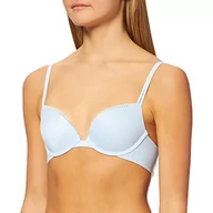 Biustonosze - Calvin Klein Push Up Plunge Biustonosz o kroju plunge Kobiety, Blau (Baby Blue Gr4), 30D - miniaturka - grafika 1