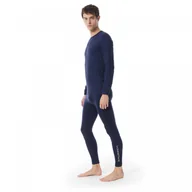Spodnie sportowe męskie - Męskie legginsy termoaktywne Brubeck Extreme Wool - granatowe - BRUBECK - miniaturka - grafika 1