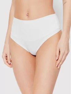 Spanx Stringi Cotton Comfort 40052R Biały - Majtki damskie - miniaturka - grafika 1