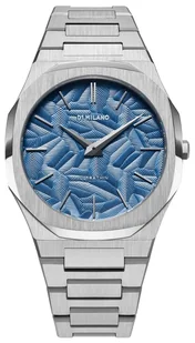 Zegarek Zegarek D1 Milano D1-UTBJ35 OLYMPIC BLUE ULTRA THIN FLAKE 40 MM - - Zegarki męskie - miniaturka - grafika 2