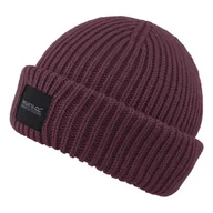 Czapki męskie - Regatta Czapka unisex beanie Connora Fisherman Fioletowy - miniaturka - grafika 1