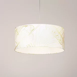 Żyrandol Bucamaranga biały z nadrukiem liści - Lampy sufitowe - miniaturka - grafika 2